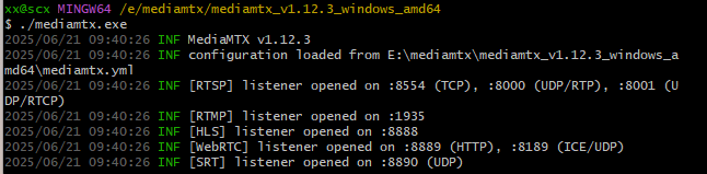 在windows下实现将USB 摄像头视频数据通过GStreamer推流到mediamtx的RTSP服务器上_windows mediamtx