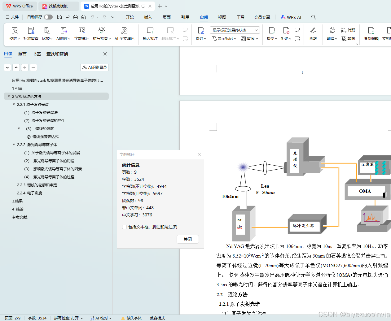 电子密度空间分布