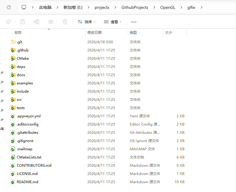 GLFW源代码