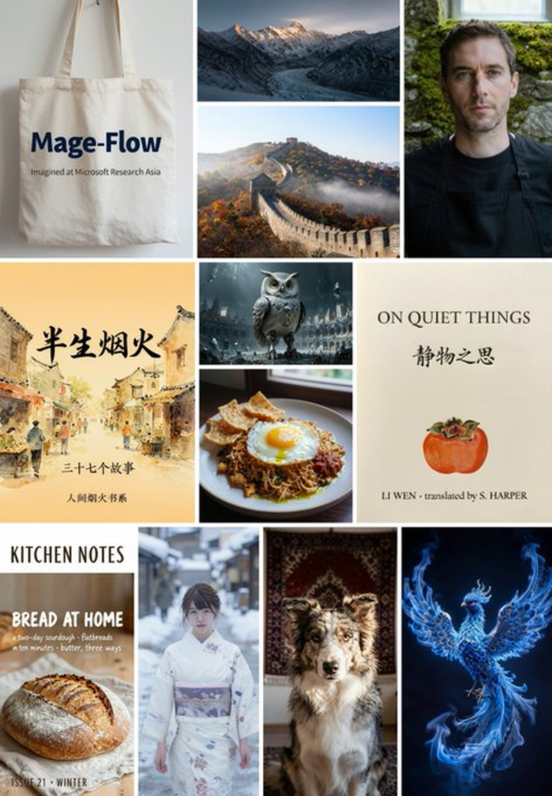 微软开源图像模型家族Mage-Flow