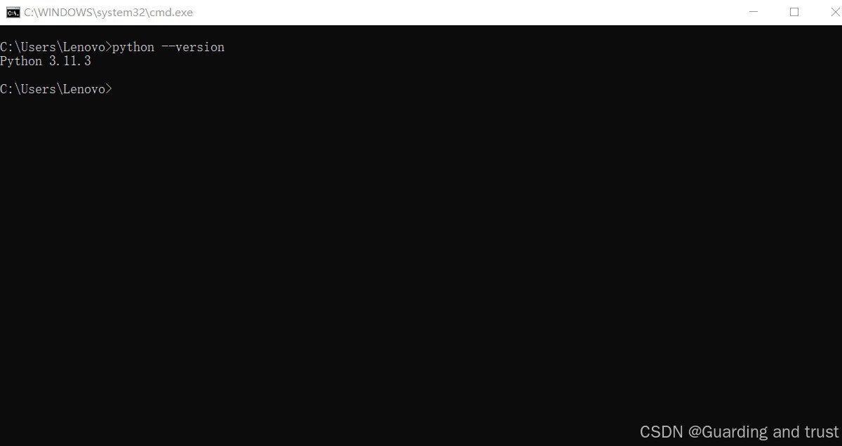 python安装完成测试