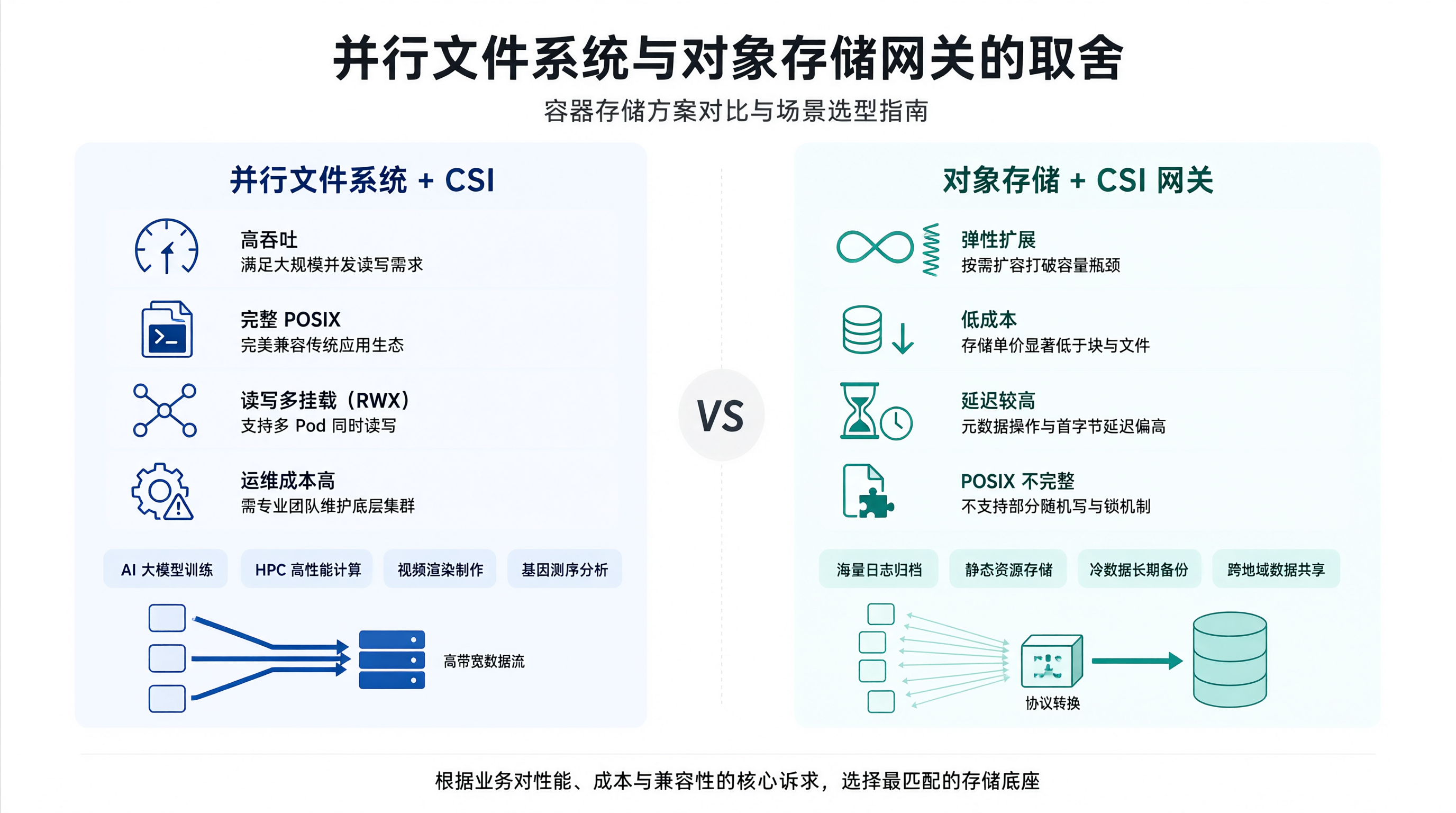 并行文件系统与对象存储网关的取舍