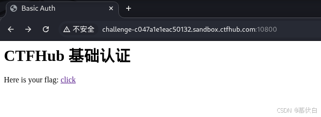 基础认证
