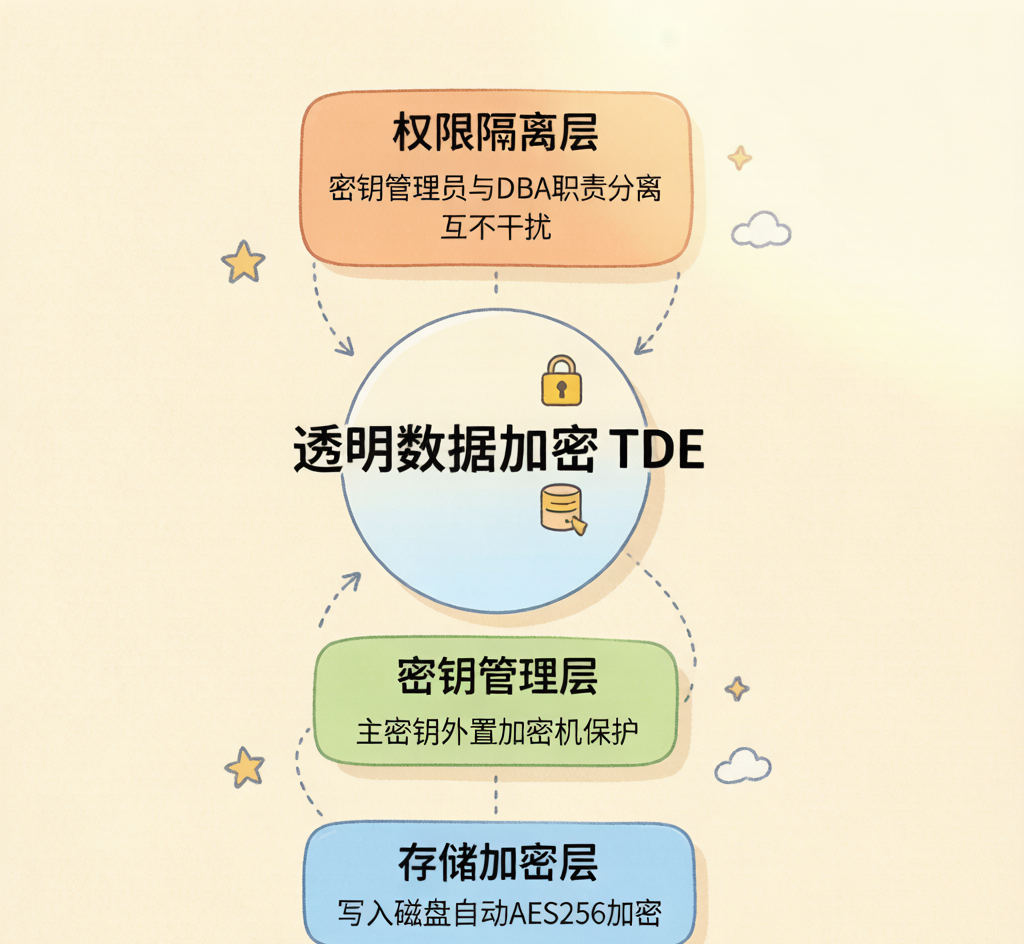 透明加密TDE三层架构