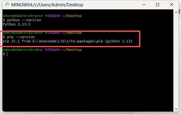 failed when install using 'pip install git+https:... git bash 中无法使用 pip 安装功能_git bash 安装pip-CSDN博客