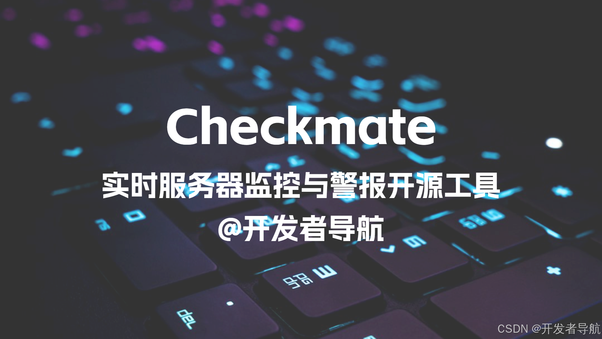 实时服务器监控与警报开源工具：Checkmate