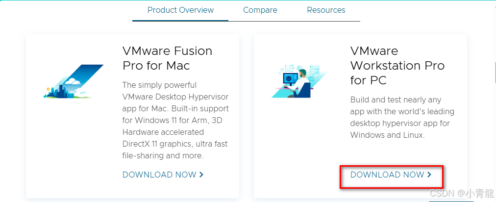 VMware下载平台选择