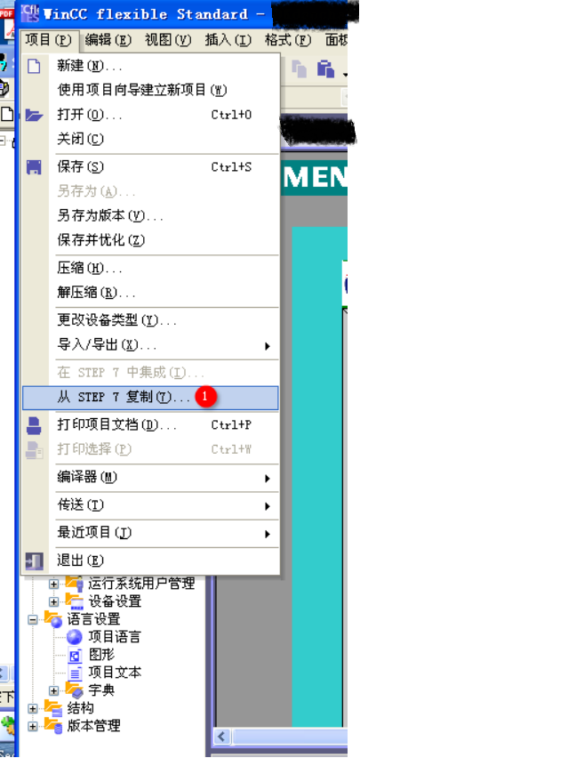 项目导出操作