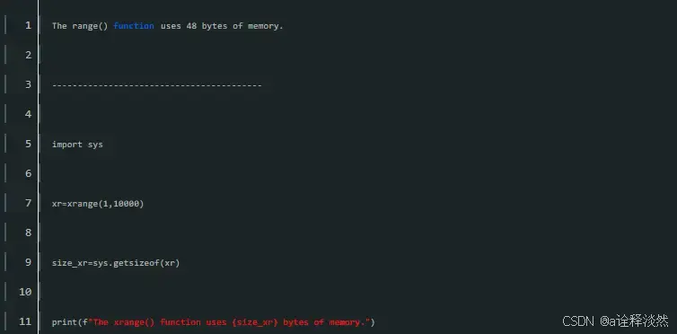 python font_python3 range函数用法_python2 xrange区别