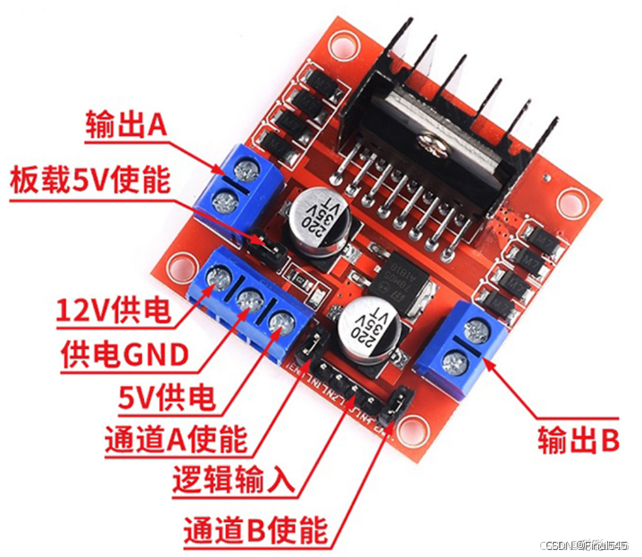 stm32循迹小车_l289n