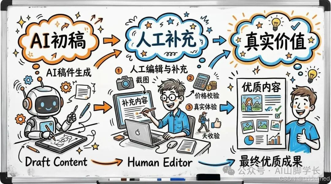 AI+人工内容生产流程