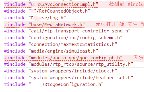 示例代码：随意的头文件包含