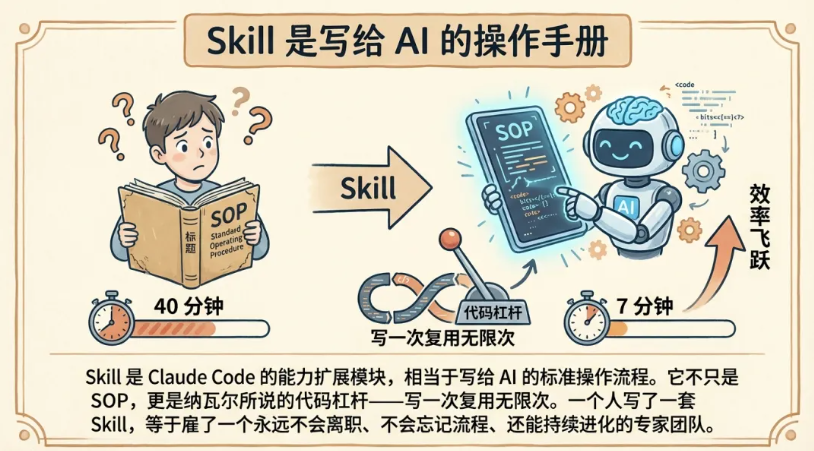 Skill写的AI操作流程
