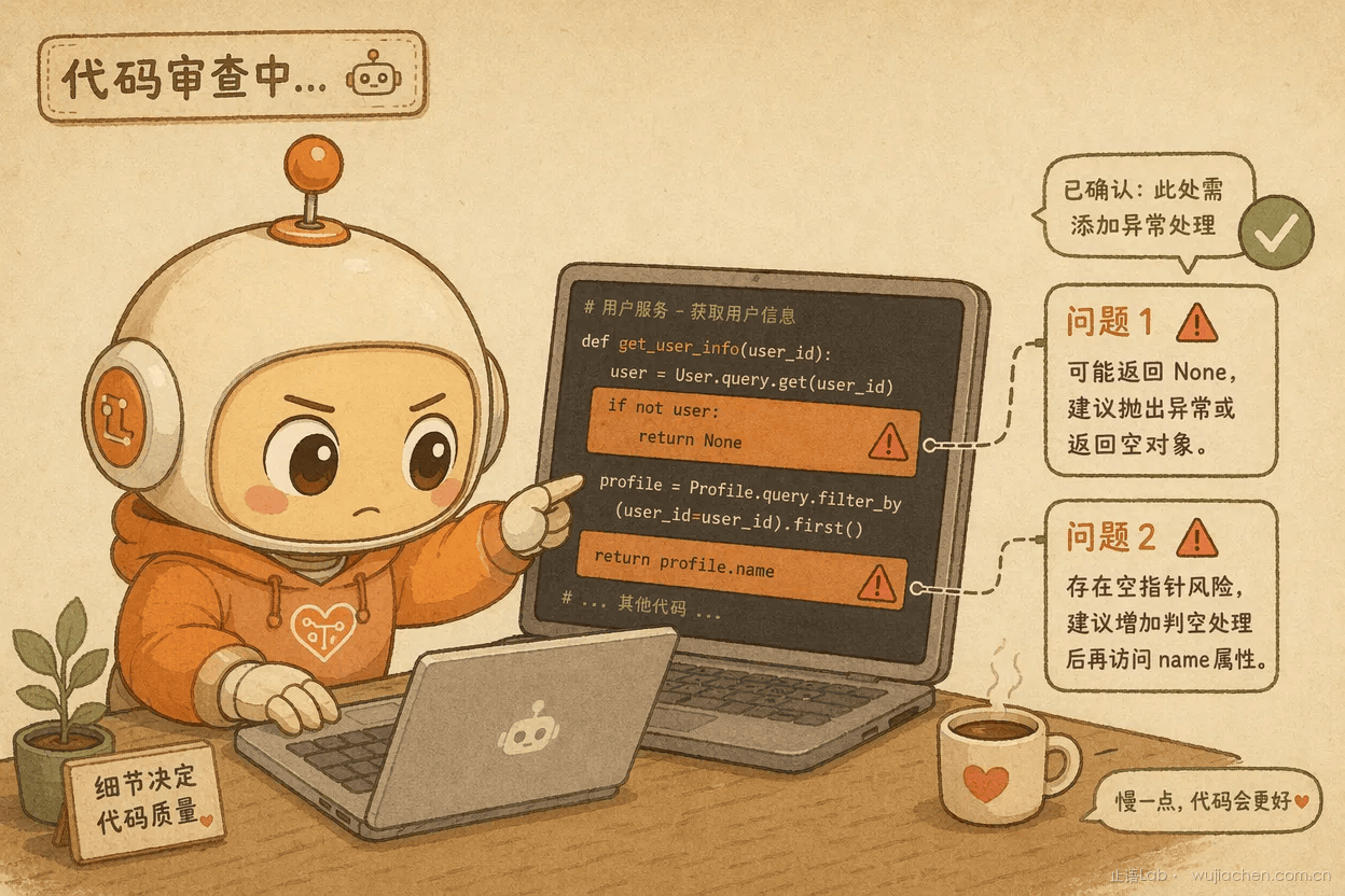 代码审查主动标注