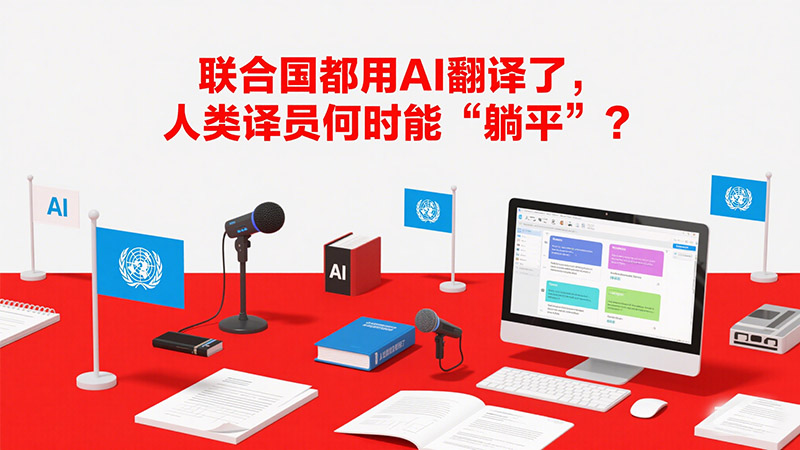 联合国都用AI翻译了,人类译员何时能“躺平”?_ai翻译对译员的替代率可高达约90%-CSDN博客