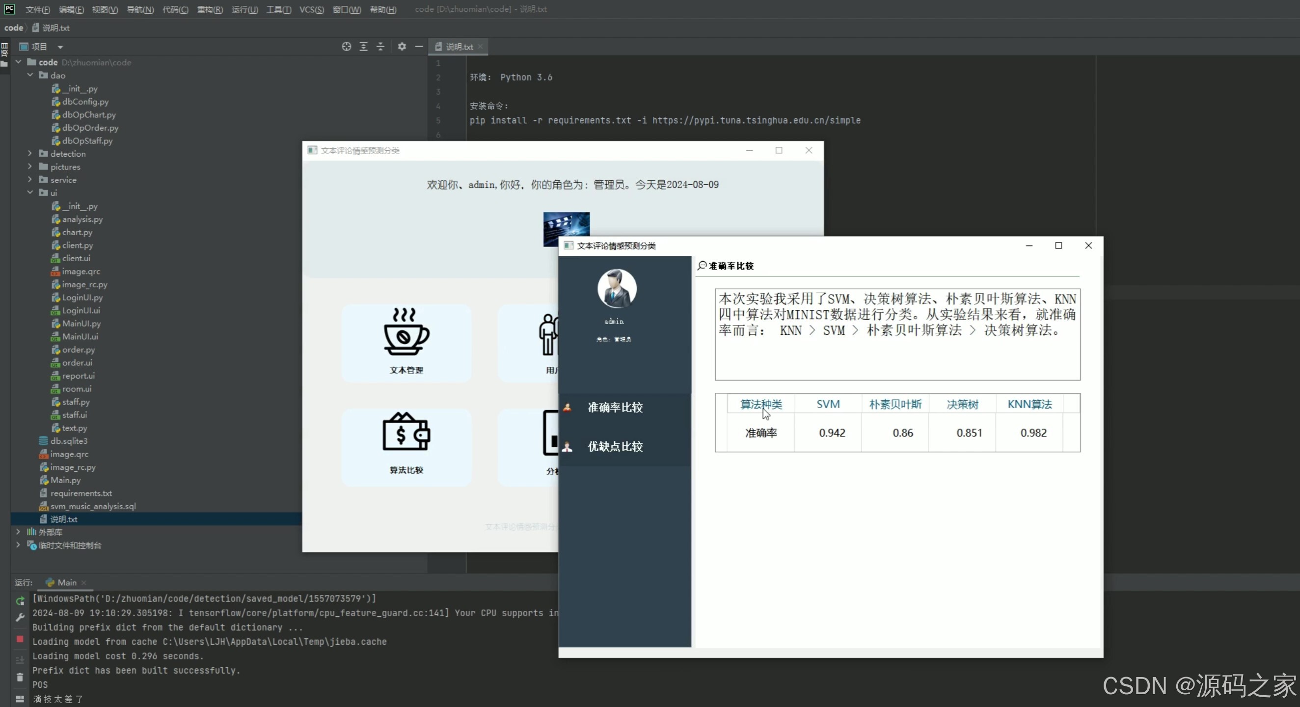 python+贝叶斯+多算法对比+自适应SVM+可视化影评情感分析系统 评论数据分析系统-CSDN博客