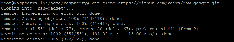 git clone