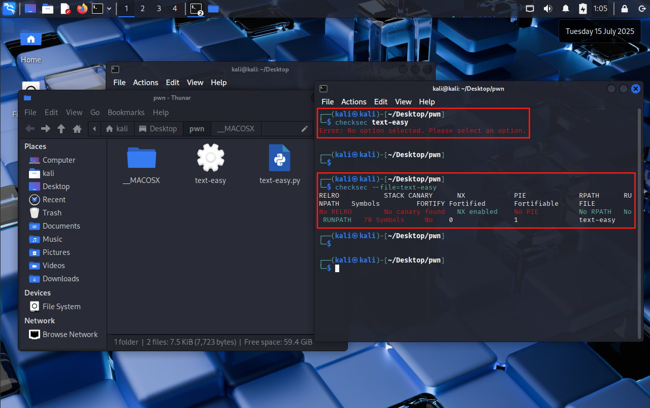 【CTF-PWN】PWN二进制文件工具-训练2（checksec、pwngdb、IDA）（含“/bin/sh“）（python攻击脚本两种格式 ...