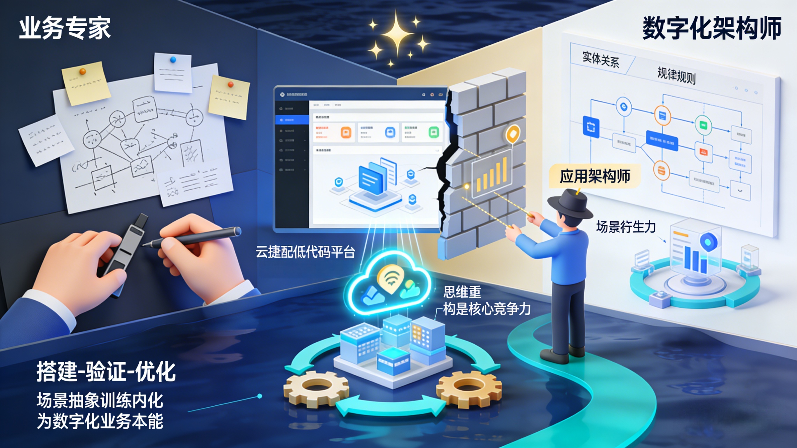 低代码平台思维重构与数字化转型深水区