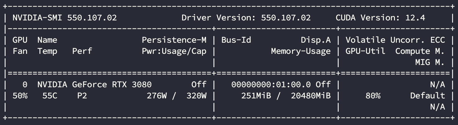 3080-24C-显卡使用情况