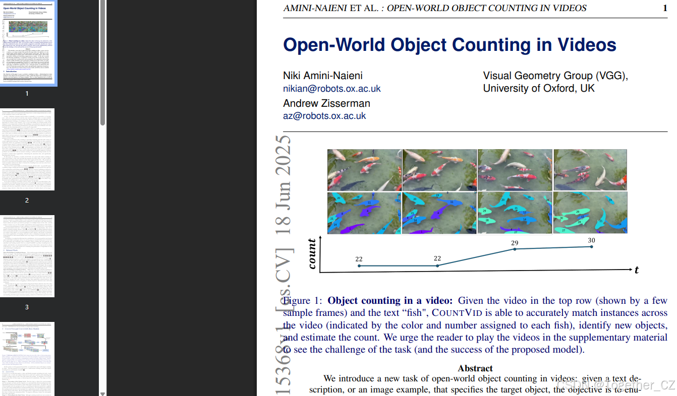 CountVid：Open-World Object Counting in Videos——开放世界视频目标计数-CSDN博客