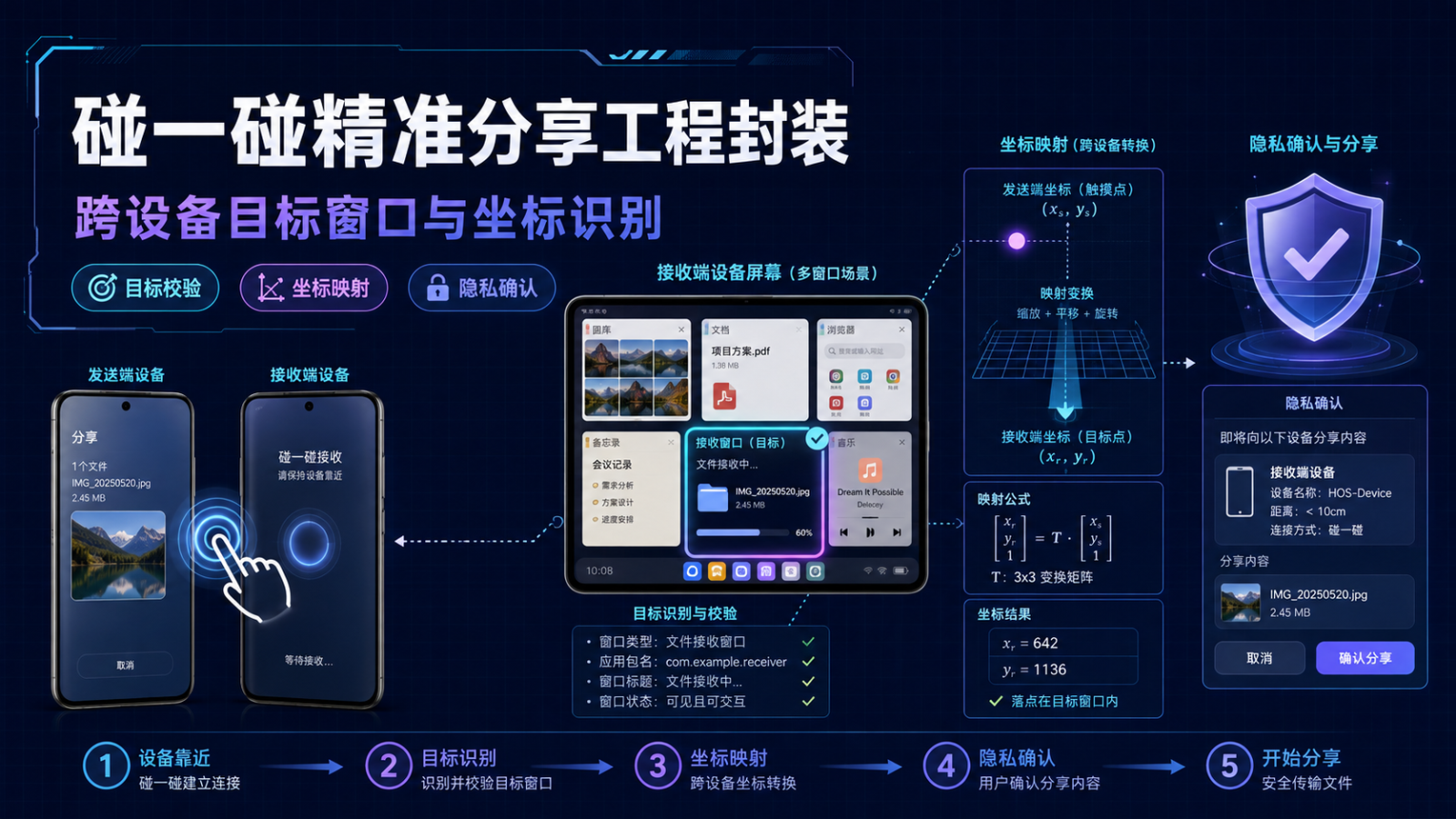 碰一碰精准分享工程封装