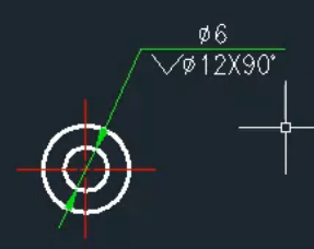 CAD 5-25 盲孔、锥孔/埋头孔、沉孔/平孔、螺纹孔 标注方法_锥孔标注-CSDN博客