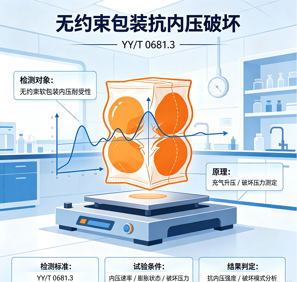 无约束包装抗内压破坏｜YY/T 0681.3｜富港检测
