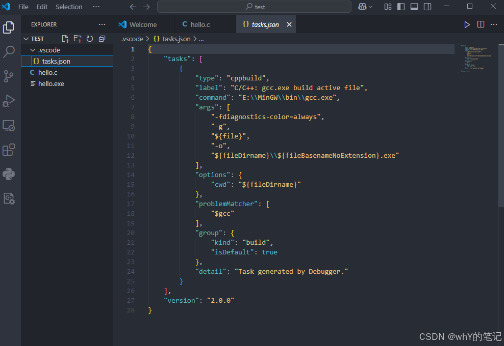 VScode上配置C/C++_vscode配置c++