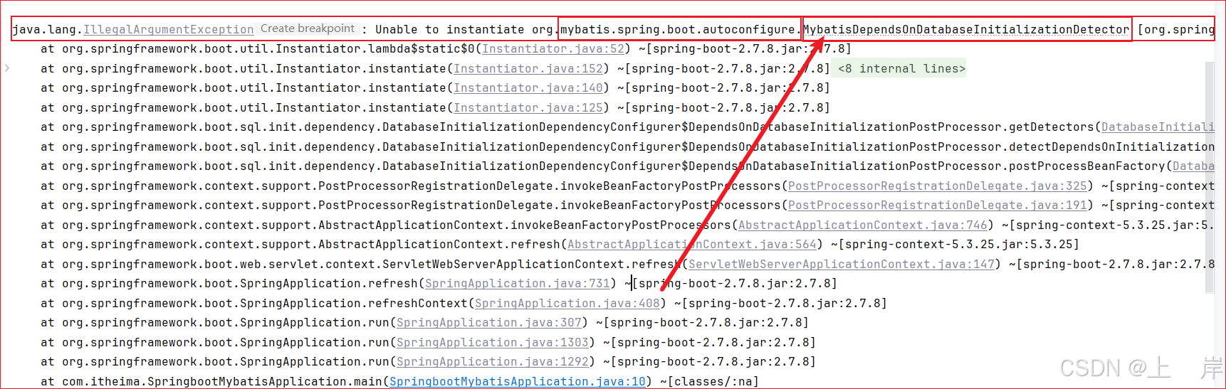 java.lang.IllegalArgumentException: Unable to instantiate org.mybatis ...