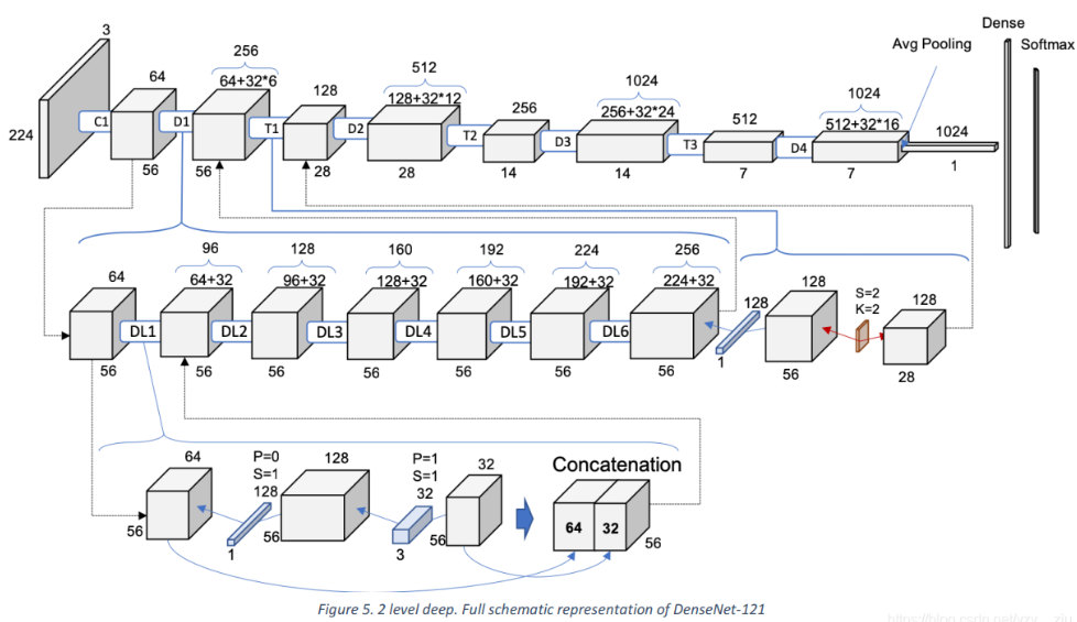 DenseNet网络结构
