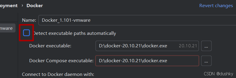 idea 使用docker插件，运行报错：Cannot run program “docker“: CreateProcesserror=2,系统找不到指定的文件。_cannot run program "docker.exe": createprocess err