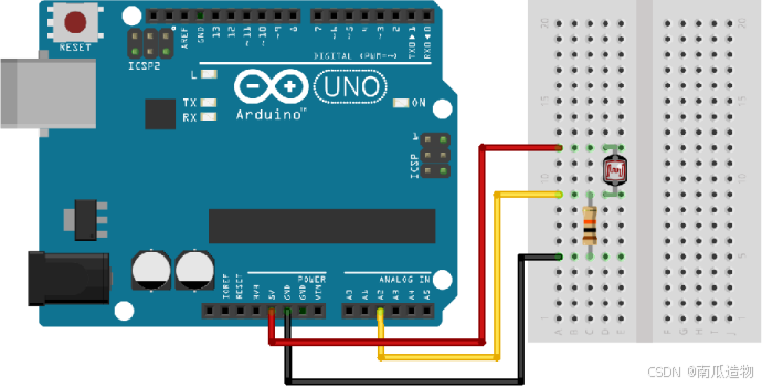 光敏电阻在arduino中应用_arduino光敏电阻电路图-CSDN博客