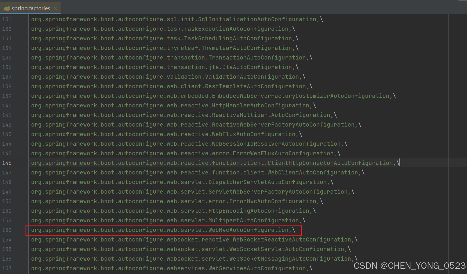 spring-boot-aotuconfigure中的spring.factories
