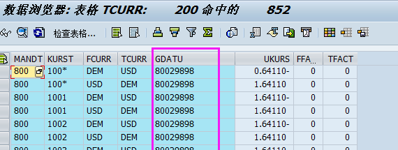 Ob08 SAP OB08底表TCURR的汇率有效超始日期GDATU取数_sap 汇率底表-CSDN博客
