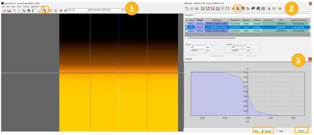 Ansys Speos丨相机边缘扩散函数（ESF）的计算的图15