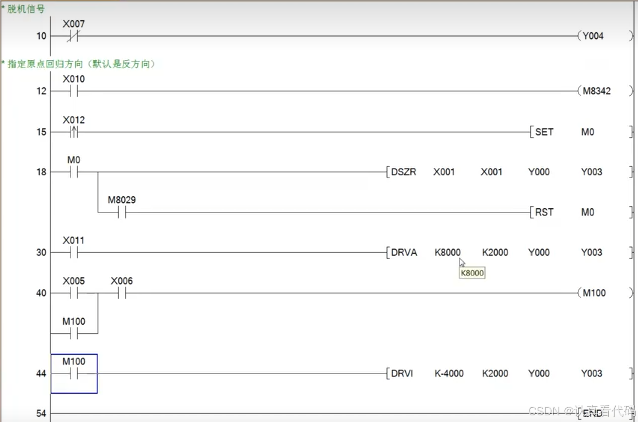 三菱FX3U系列PLC编程学习笔记