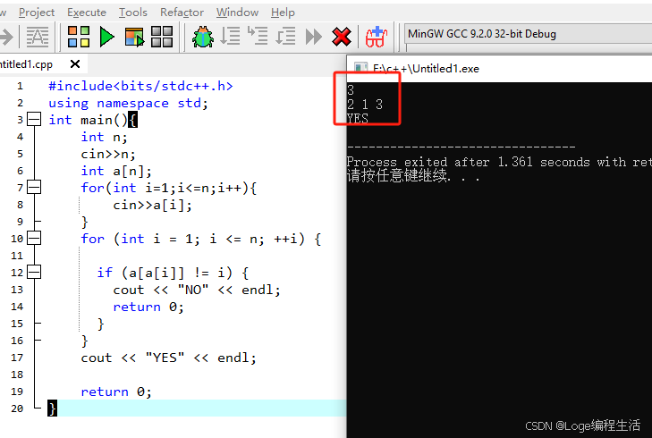 打卡信奥刷题（427）用C++信奥B3965[普及组/提高] [语言月赛 202404] 神秘排列_b3965神秘排列-CSDN博客