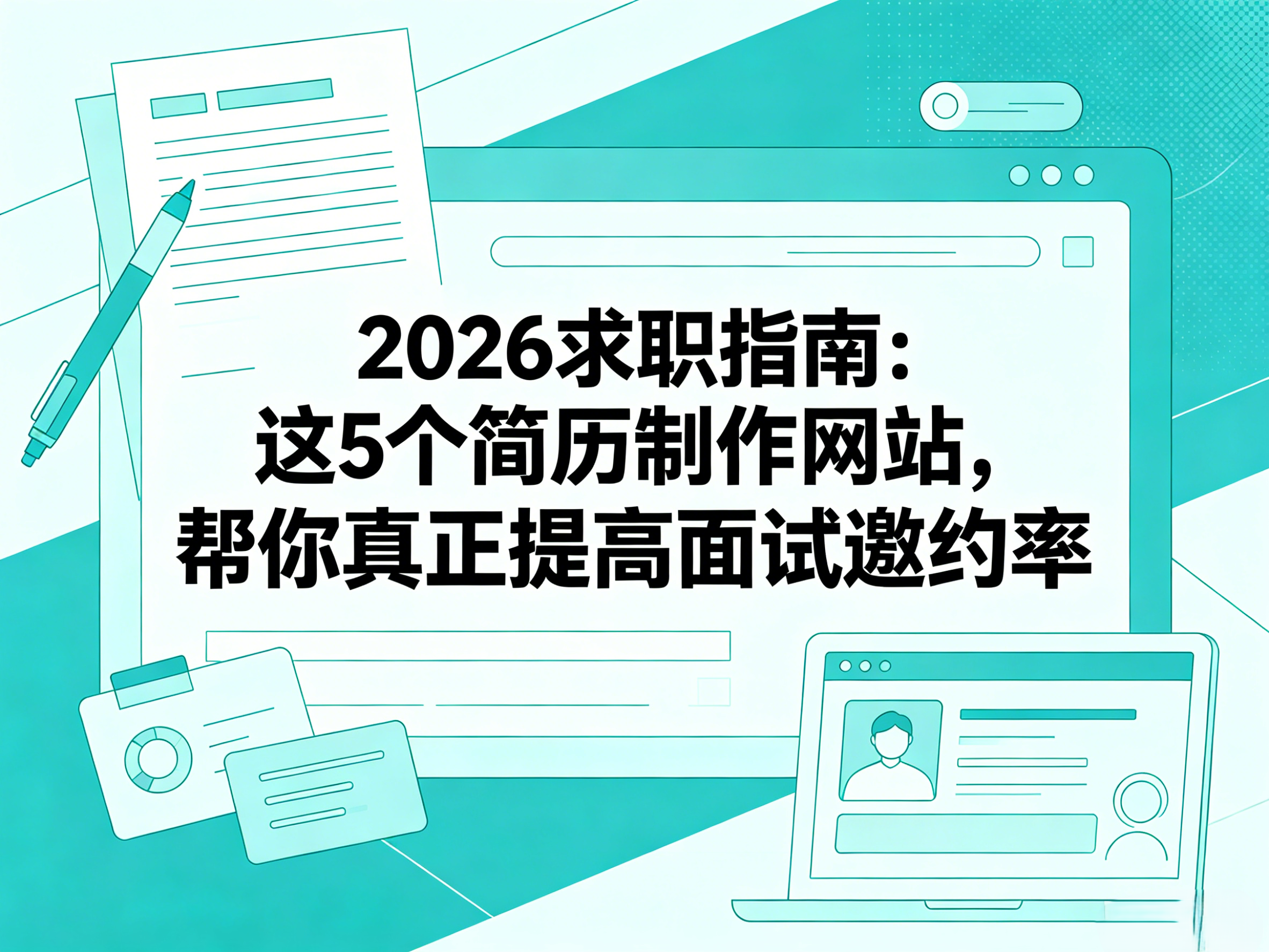 2026求职指南：这5个简历制作网站，帮你真正提高面试邀约率