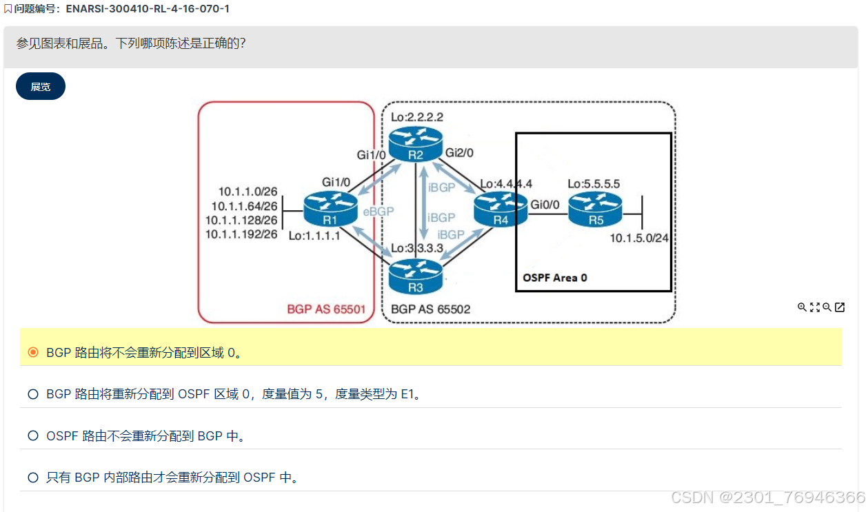 CCNP Enterprise Advanced Routing ENARSI 300-410 模拟考试第47题笔记-CSDN博客