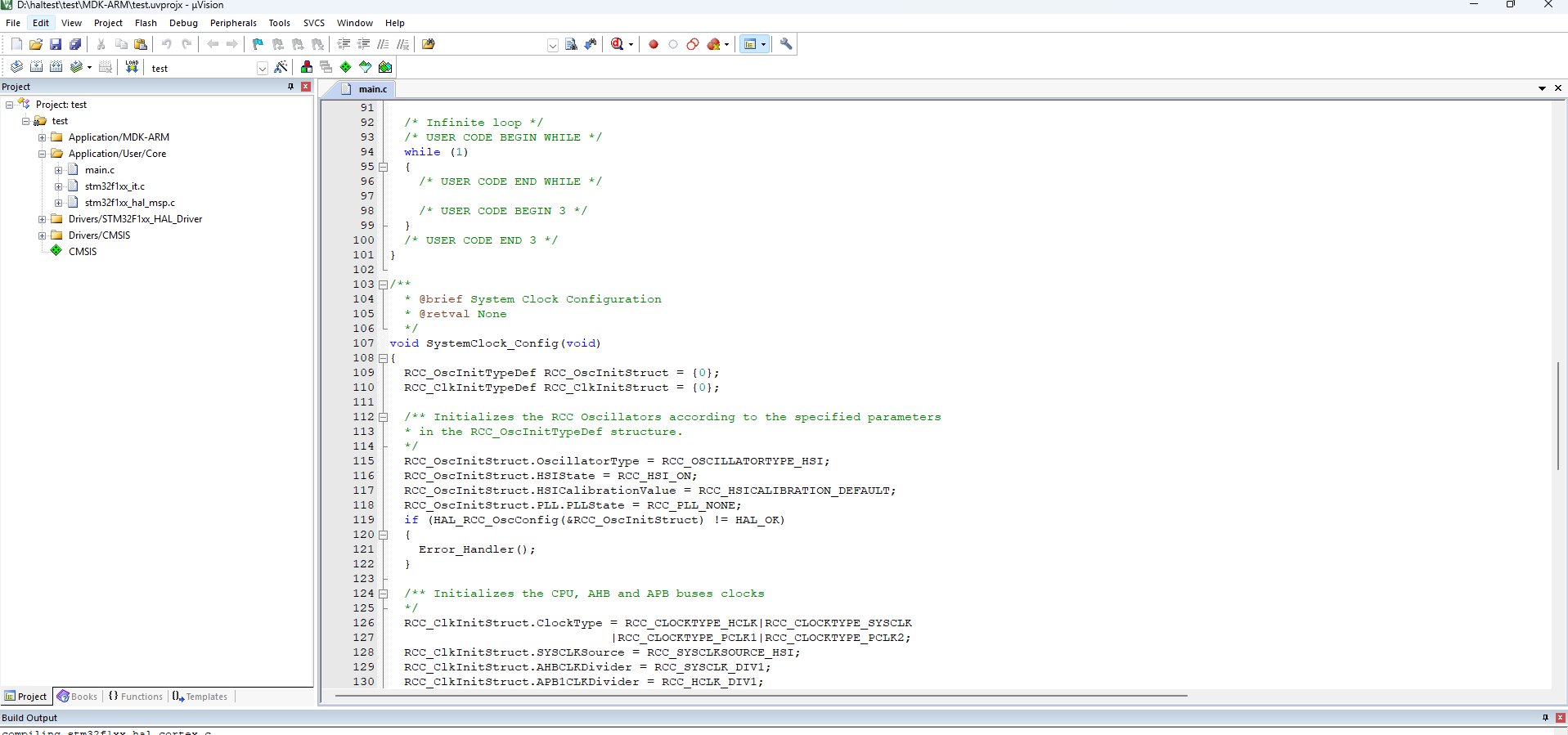 Hal Library Stm32 Code Syntax Example STM32 HAL库专栏--运用STM32CubeMX新建一个实验项目----STM32F103C8T6_stm32f103c8t6新建工程 ...