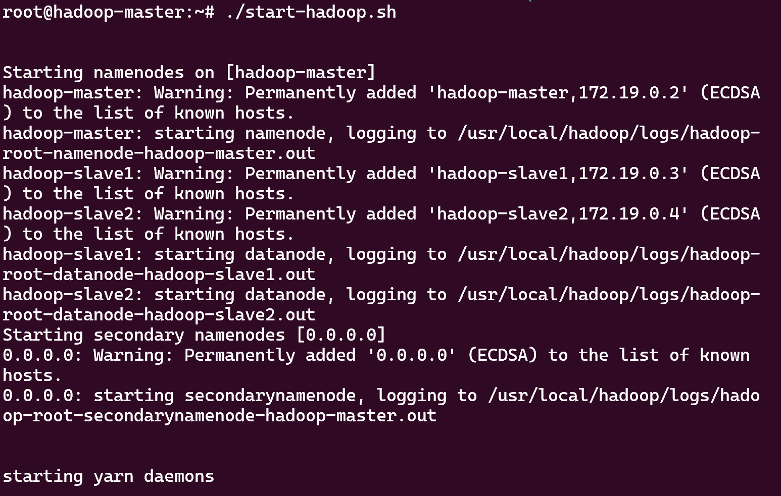 Docker搭建Hadoop分布式学习环境以及演示简单的文件上传_docker 可以安装hadoop 环境吗