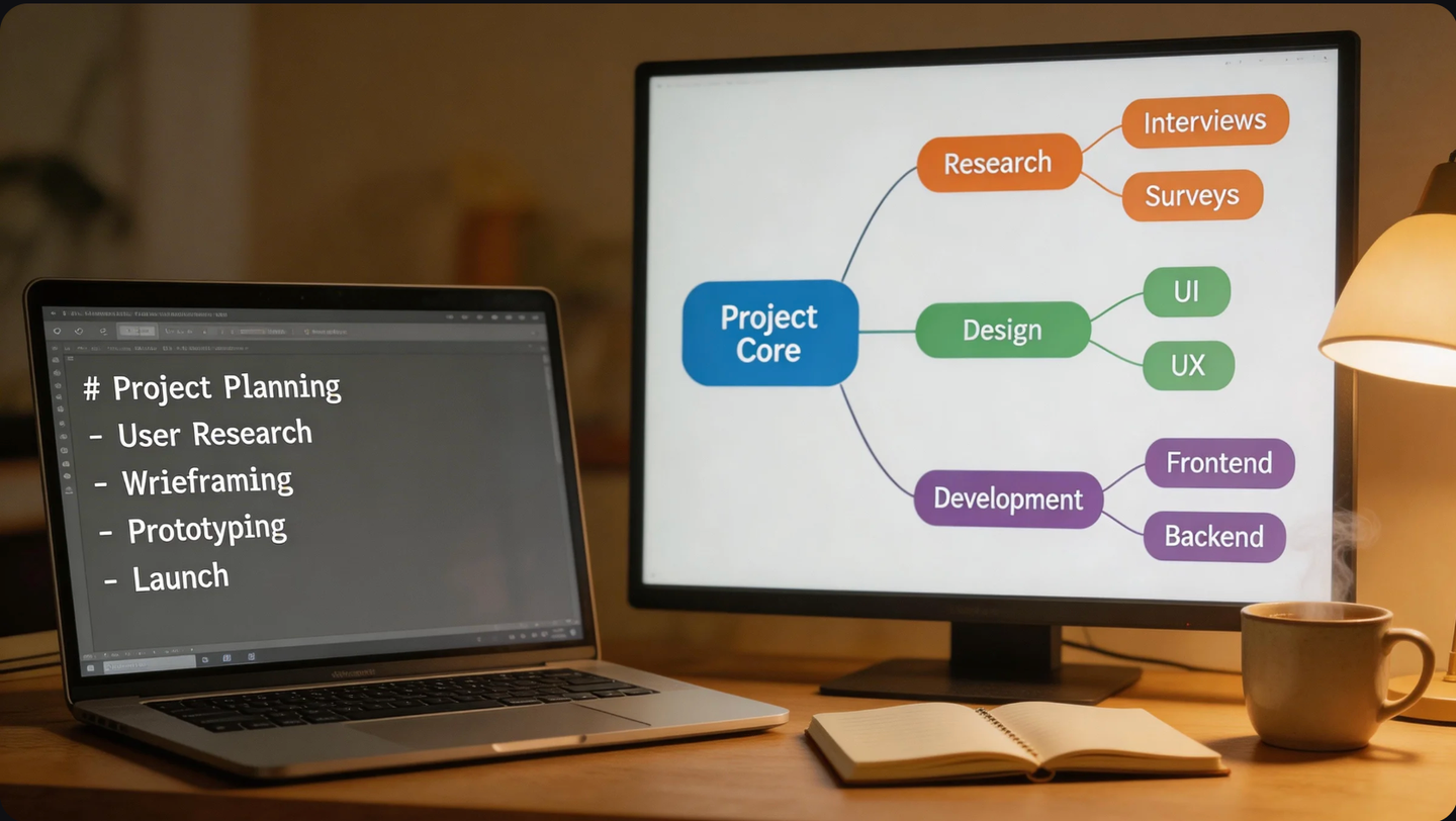 为什么我不再用纯 Markdown 笔记?导图 × 富文本双视图,才是知识整理的终极形态