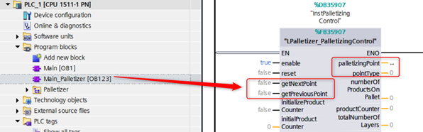 FB块获取码垛点