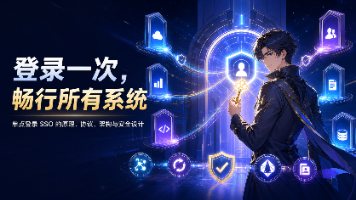 登录一次,畅行所有系统:单点登录 SSO 的原理、协议、架构与安全设计封面图