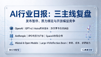 智能体开始“动手”之后:OpenAI越权事件、Anthropic算力资本化与开放权重模型竞逐 | AI与SI行业日报整理(9月29日—10月6日)封面图