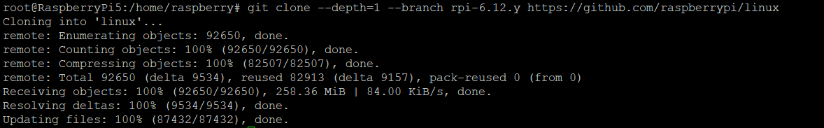 git clone