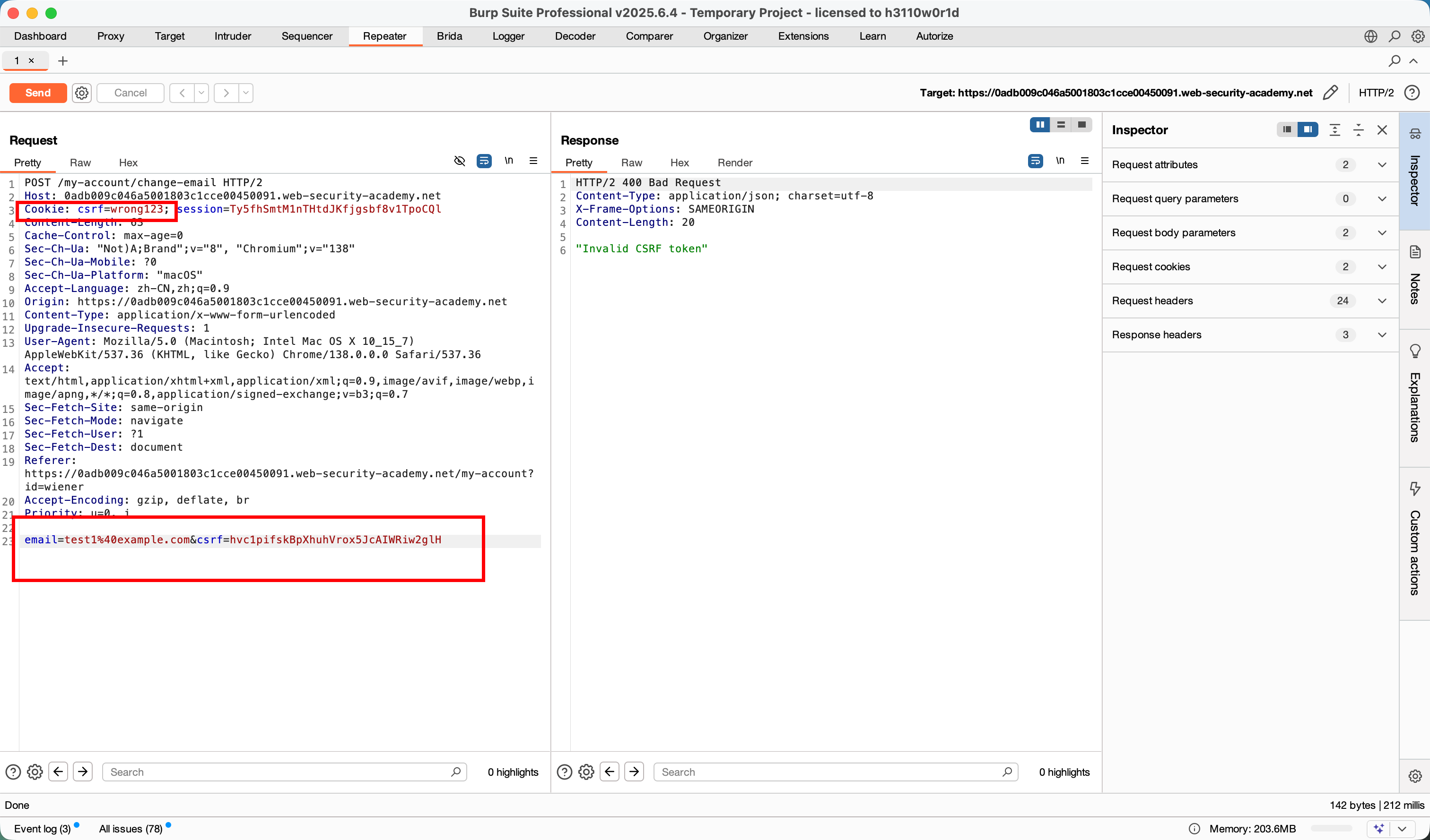 PortSwigger靶场之CSRF where token is duplicated in cookie通关秘籍-CSDN博客