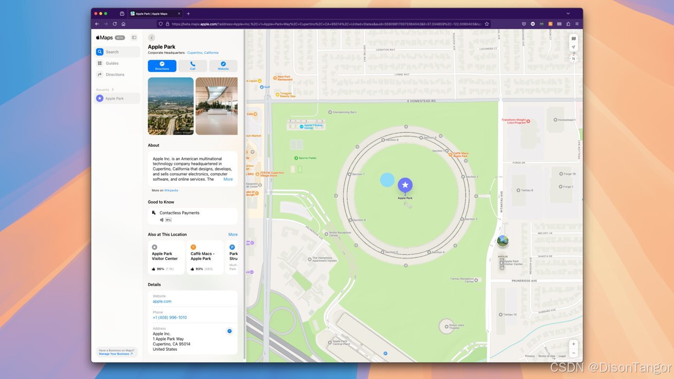 Apple Maps现在可在Firefox和Mac版Edge浏览器中使用