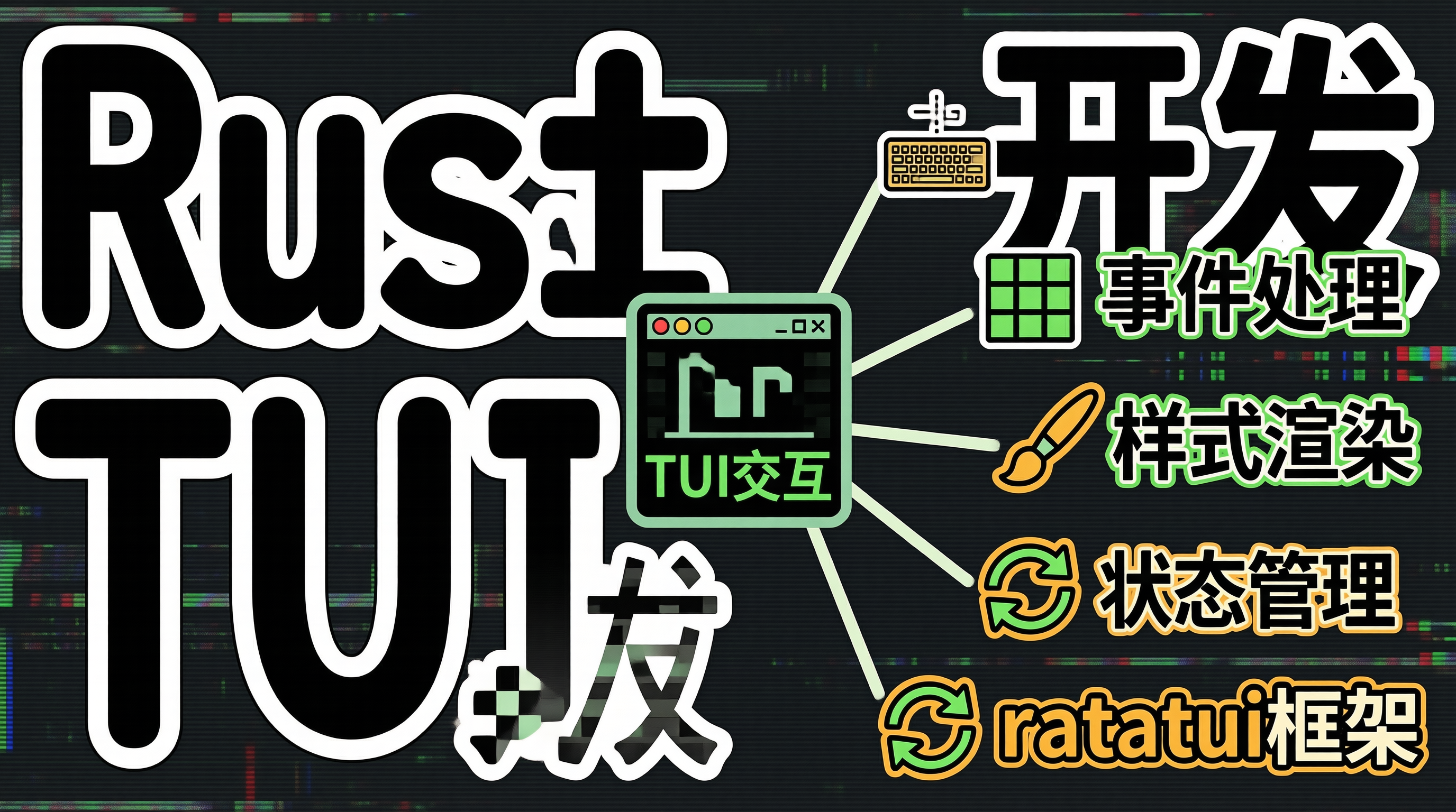 Rust CLI 工具的 TUI 交互设计：基于 ratatui 的终端界面开发实践_rust tui-CSDN博客